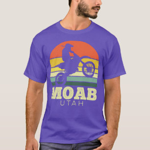 Camiseta Moab Utah Motorcycle Vintage Sunset