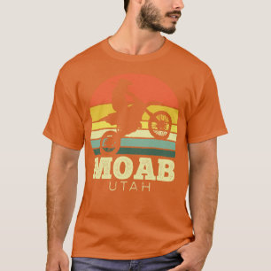 Camiseta Moab Utah Motorcycle Vintage Sunset