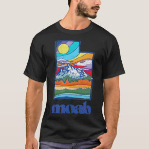 Camiseta Moab Utah Vintage Nature Outdoor Graphic