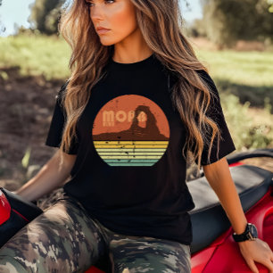 Camiseta Moab Utah vintage pôr do sol Arches Parque Naciona