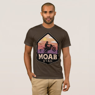 Camiseta Moab Utah Vintage Sunset Dirt Bike Retro Outdoor