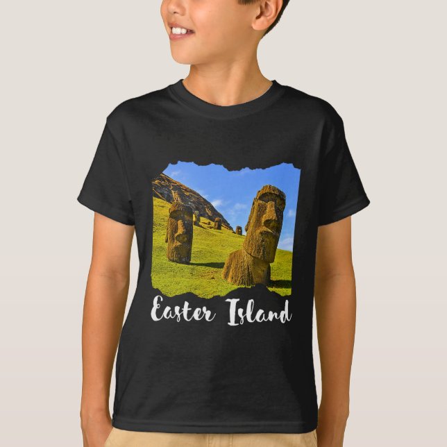 Camiseta Moai Statue Easter Island  (Frente)