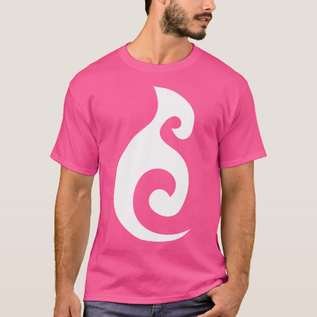 Camiseta Moana Ocean Maori - Símbolo Branco (Frente)
