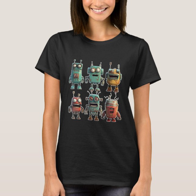 CAMISETA MOAR ROBOTS (Frente)