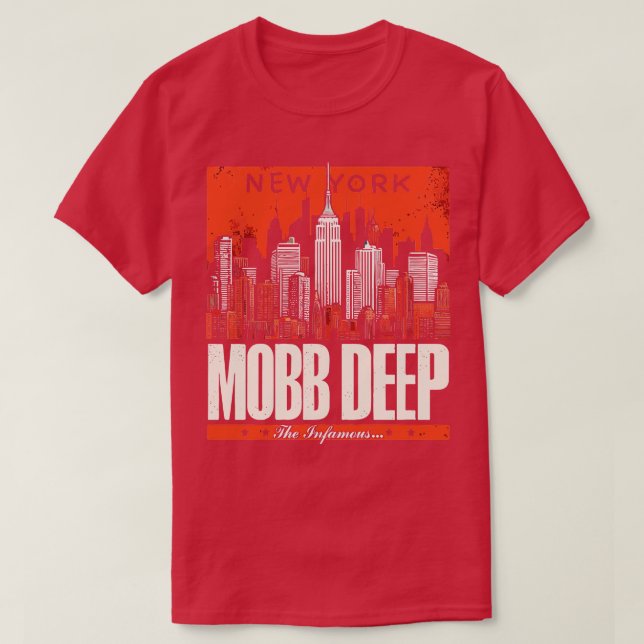 Camiseta Mobb Deep Vintage 90s Hip Hop V2 (Frente do Design)