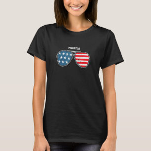 Camiseta Mobile Alabama Al Us cidade América 4 de julho