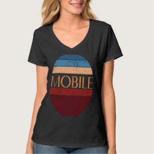 Camiseta Mobile Alabama Halfwood Sunset 2