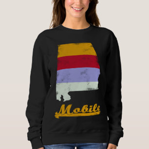 Camiseta Mobile Alabama Retro Vintage Estimulou o Sout dos