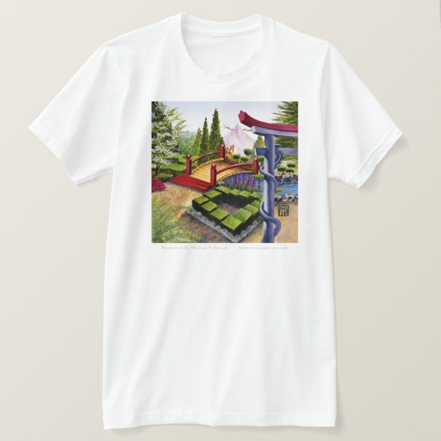 Camiseta Möbius Gardens (Frente do Design)
