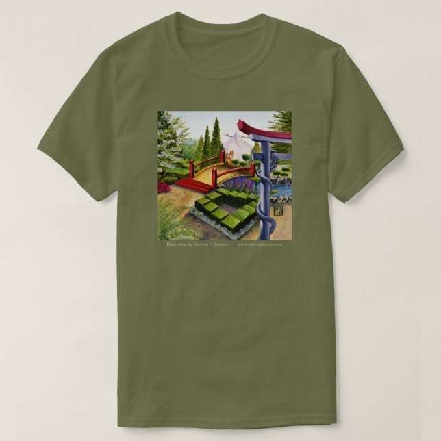 Camiseta Möbius Gardens (Frente do Design)