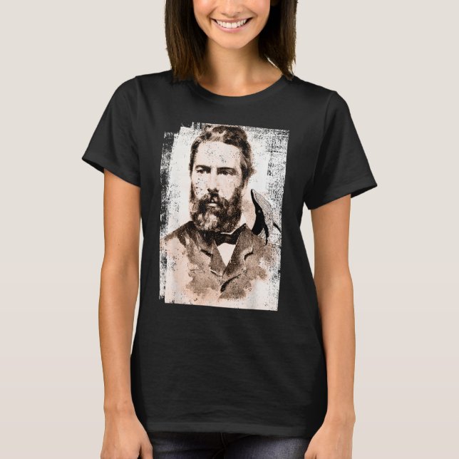 Camiseta Moby Dick, baleia Herman Melville (Frente)