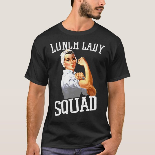 Camiseta Moça-Almoçadora do Cafeteria Almoçando a Lady Squa (Frente)