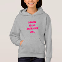 Moça Americana Orgulhosa, letras rosa-quente