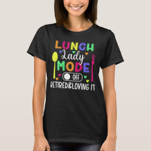 Camiseta Moça De Almoço Descansada, Retirada De Almoço