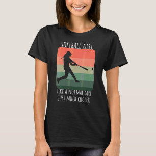 Camiseta Moça de Dizer Softball 4