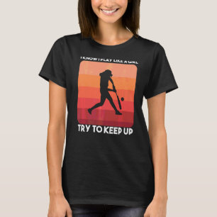 Camiseta Moça de Dizer Softball 6