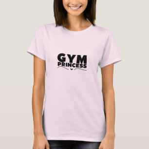 Camiseta moça de ginástica