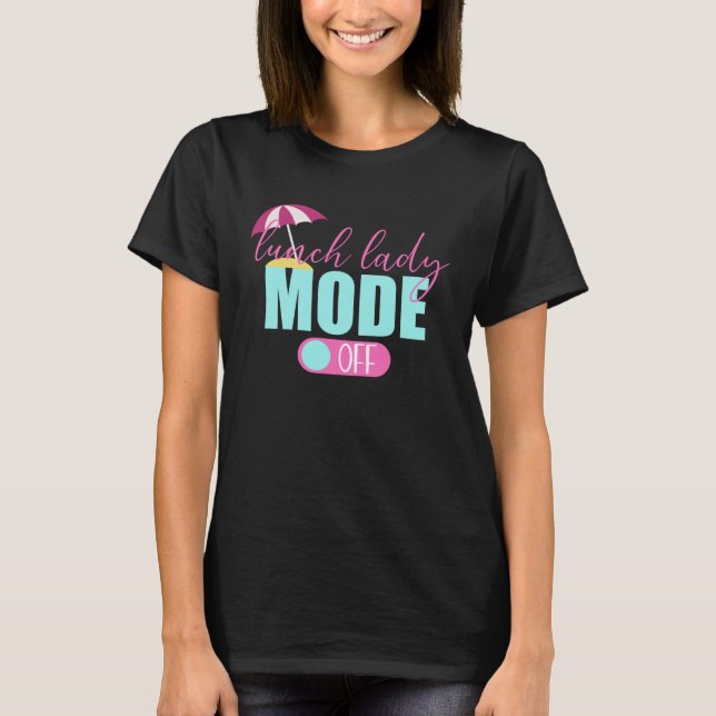Camiseta Moça Do Almoço No Dia Passado Da Escola (Frente)