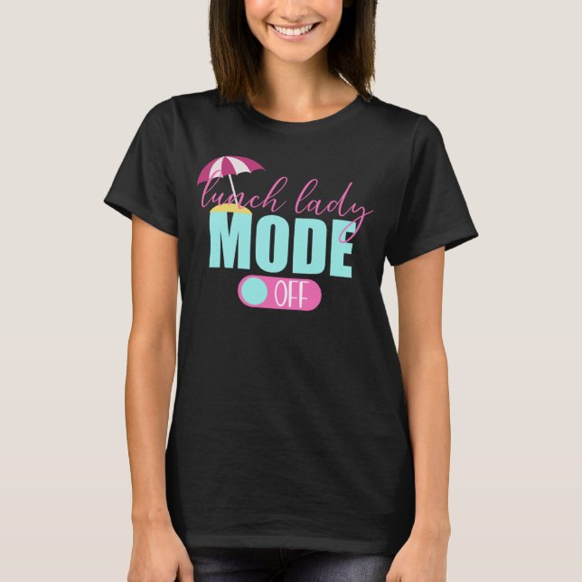 Camiseta Moça Do Almoço No Dia Passado Da Escola (Frente)