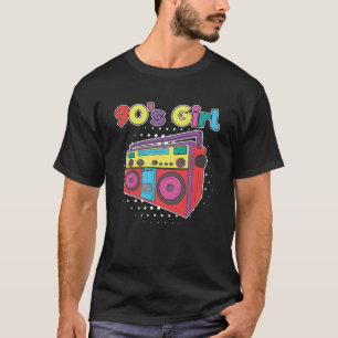 Camiseta Moça dos 90 Fita Cassete Jogador de Banda Rádio