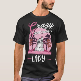Camiseta Moça Raccoon Louca