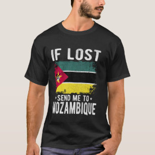 Camiseta Moçambique Flag Souvenir - Se perdido, envie-me pa