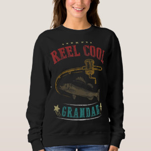 Camiseta Moças Dia de os pais Engraçadas Enrola Pesca Vovô