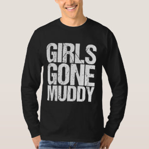 Camiseta Moças-Presentes Da Maratona De Corrida De Lama Fic
