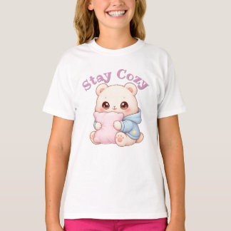 Camiseta Mochi Cuddle Bear Cute Kawaii Style Pillow Hug 