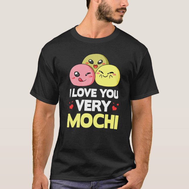Camiseta Mochi Ice Cream Donut Rice Cake Balls (Frente)