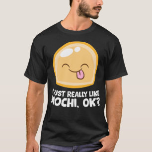 Camiseta Mochi Japonês Eu Gosto Muito De Mochi, Ok Pullov