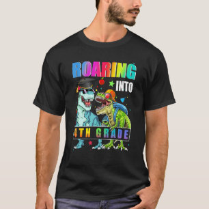 Camiseta Mochila de Dinossauro Cujo Nível De Corda É Ancora