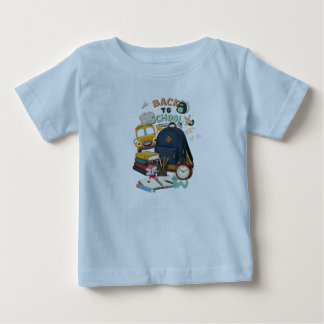 Camiseta Mochila de Volta às Aulas, Ônibus e Livros Design