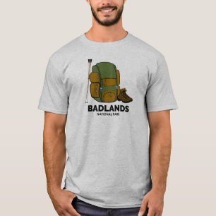 Camiseta Mochila do Parque Nacional das Ilhas Badlands