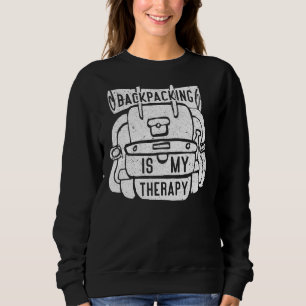 Camiseta Mochila é minha terapia ao ar livre acampando B