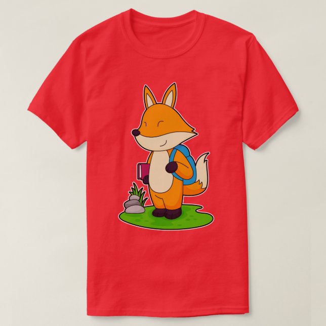 Camiseta Mochila Fox Hiker (Frente do Design)