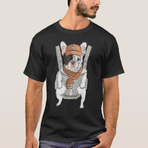 Camiseta Mochila francesa e bonita mochila francesa Cachorr