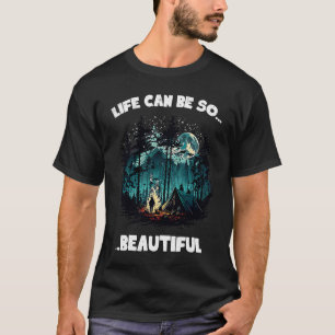 Camiseta Mochila Para Explorar O Mundo Da Floresta De Campi