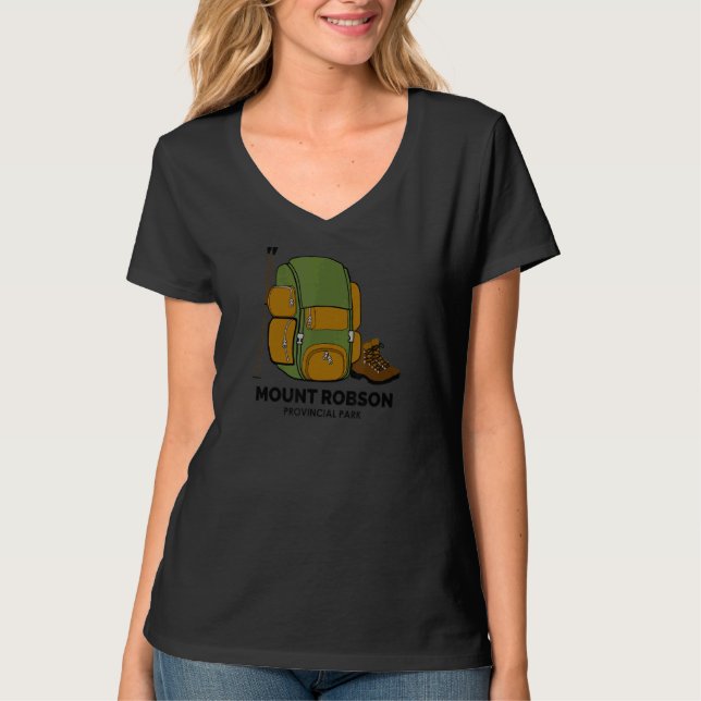 Camiseta Mochila Provincial do Parque Mt. Robson (Frente)