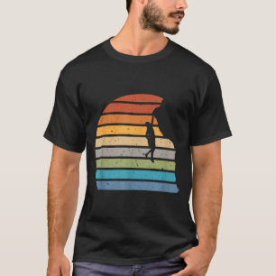Camiseta Mochileiro de montanha de escalada de rocha de pôr