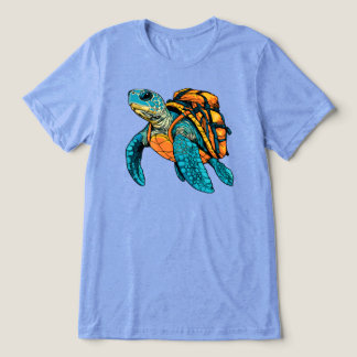 Camiseta Mochileiro Tartaruga Marinha