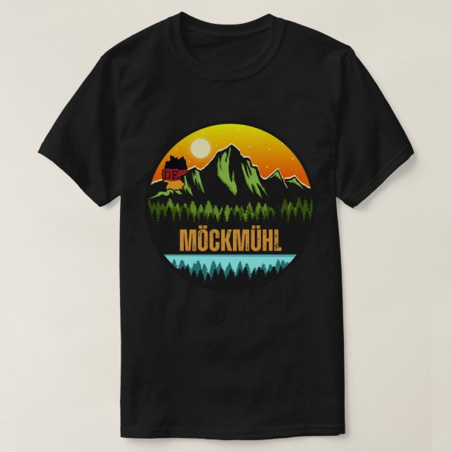 Camiseta Möckmühl, Baden-Württemberg Alemanha (Frente do Design)