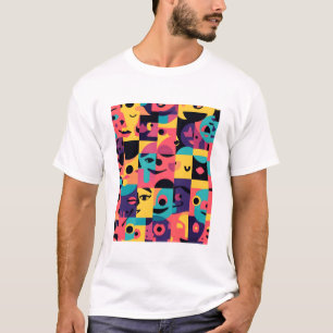 Camiseta Mockup de Rosto – Apresentação de Roupas