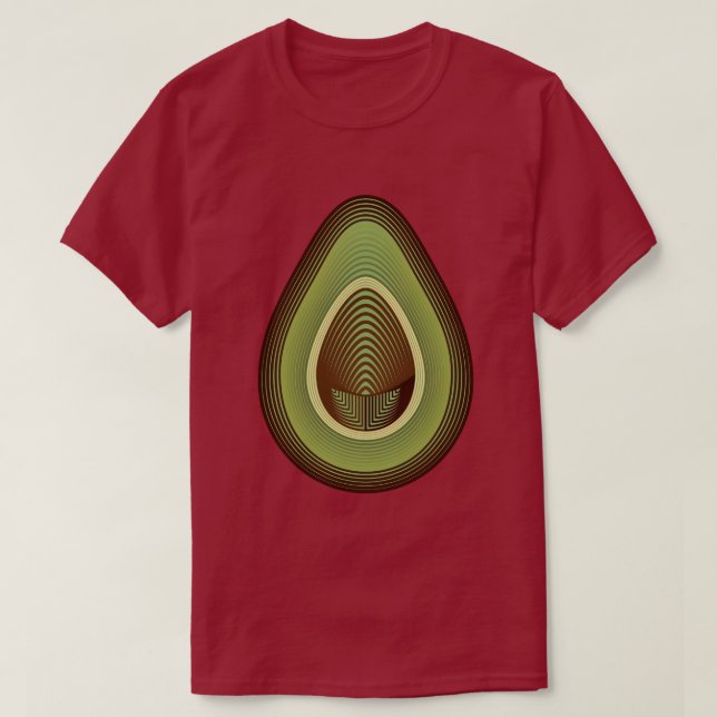 Camiseta mod avocado (Frente do Design)