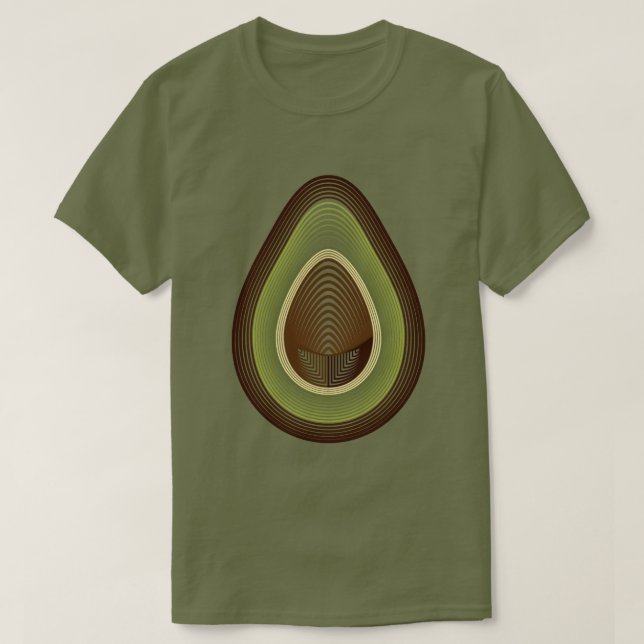 Camiseta mod avocado (Frente do Design)