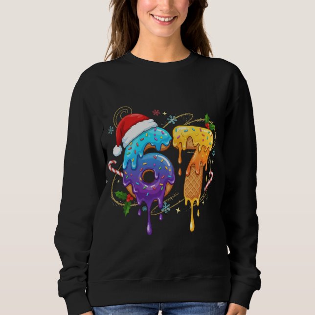 Camiseta Moda 6 7 Meme Seis Sete Natal Inverno Férias (Frente)