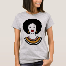 Camiseta moda afro