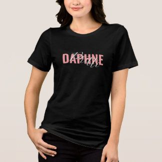 Camiseta Moda assinatura "Daphne Pritti" elegante /chic DK