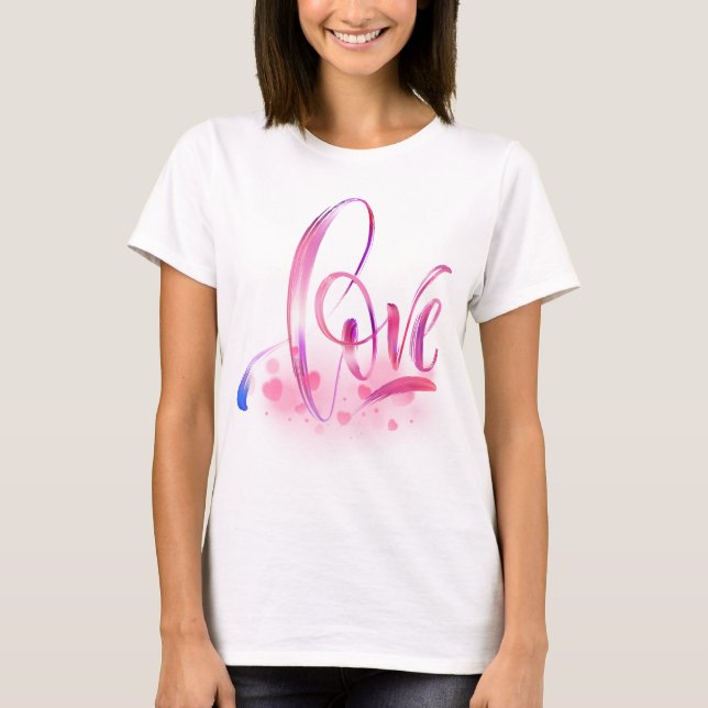 Camiseta Moda com amor (Frente)