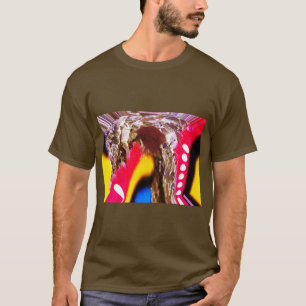 Camiseta Moda da caverna de alienígena